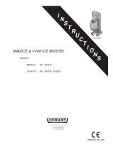 Hobart M802CE User manual