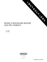 Hobart MGR36 User manual