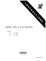Hobart 2612 User manual