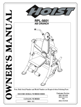 Hoist Fitness RPL-5601 User manual