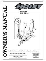 Hoist Fitness RS-1301 User manual