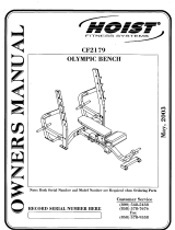 Hoist Fitness CF-2179 User manual