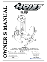 Hoist Fitness hd-3400 User manual