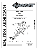 Hoist Fitness RPL-5501 User manual