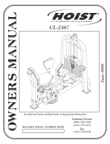 Hoist Fitness SYSTEMS CL-2407 User manual