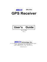 Holux GR-213U User manual