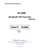 Holux M-1200 User manual