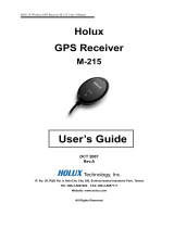 Holux M-215 User manual