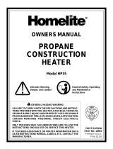 Homelite HP35 User manual