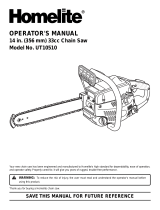 Homelite UT10510 User manual