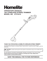 Homelite UT31810 User manual