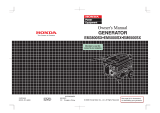 Honda EM5000SX Owner's manual