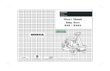 Honda H3011H User manual