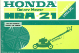 Honda HRA21 User manual