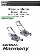 Honda HRB215SDA User manual