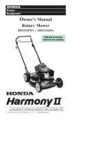 honda-automobiles HRS216SDA User manual