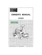 Honda HT-R3811 User manual