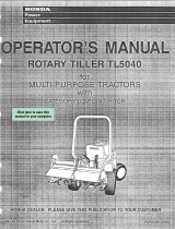 Honda TL5040 User manual