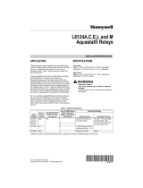 Honeywell AQUASTAT L8124A User manual
