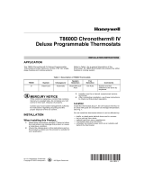 Honeywell Chronotherm IV T8600D User manual