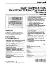 Honeywell CHRONOTHERM T8600D User manual