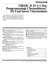 Honeywell CHRONOTHERM T8624C User manual
