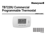 Honeywell COMMERCIALPRO TB7220U User manual