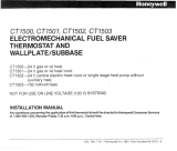 Honeywell CT1501 User manual