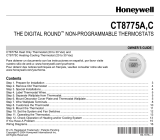 Honeywell CT8775A User manual