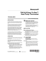Honeywell EASY-TO-SEE T841B User manual