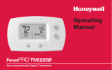 Honeywell FocusPRO TH5220D Owner's manual