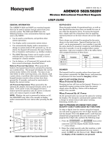 Honeywell 5828/5828V User manual