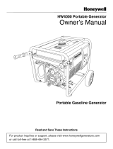 Honeywell HW4000 - Portable Generator NOT User manual