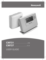 Honeywell Thermostat CM721 User manual