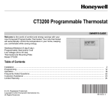 Honeywell CT3200 series User manual