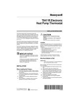 Honeywell Thermostat T8411R User manual