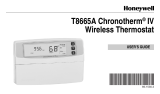 Honeywell Thermostat T8665A User manual