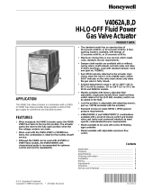 Honeywell Thermostat V4062C User manual