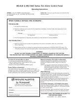 Honeywell MS-5UD User manual