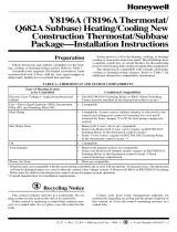 Honeywell Y8196A User manual