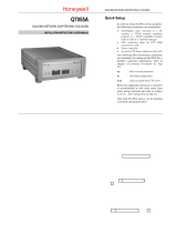 Honeywell Q7055A User manual