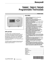 Honeywell T8024D User manual