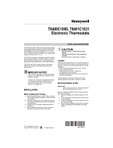 Honeywell T8400C1099 User manual