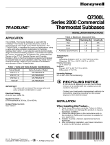 Honeywell Q7300L User manual