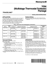 Honeywell TRADELINE Y594 User manual