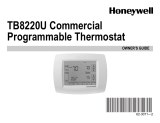 Honeywell VISIONPRO TB8220U User manual