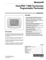 Honeywell VISIONPRO TH8320 User manual