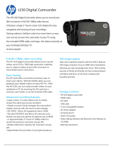 HP t250 Digital Camcorder User manual