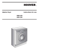 Hoover Washer/Dryer HDB 284 User manual