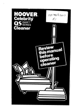 Hoover Vacuum cleaners User manual